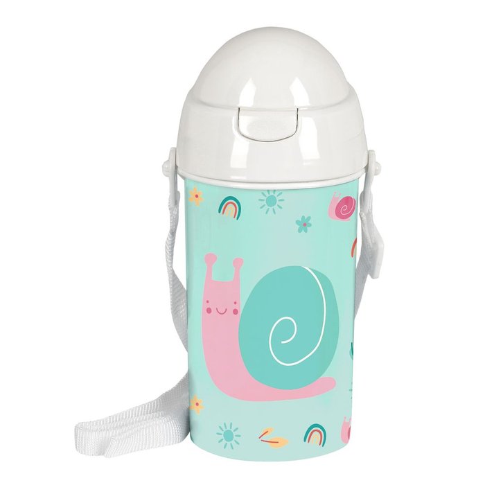 BOTELLA 500ML APERTURA AUTOM. CON PAJITA CA