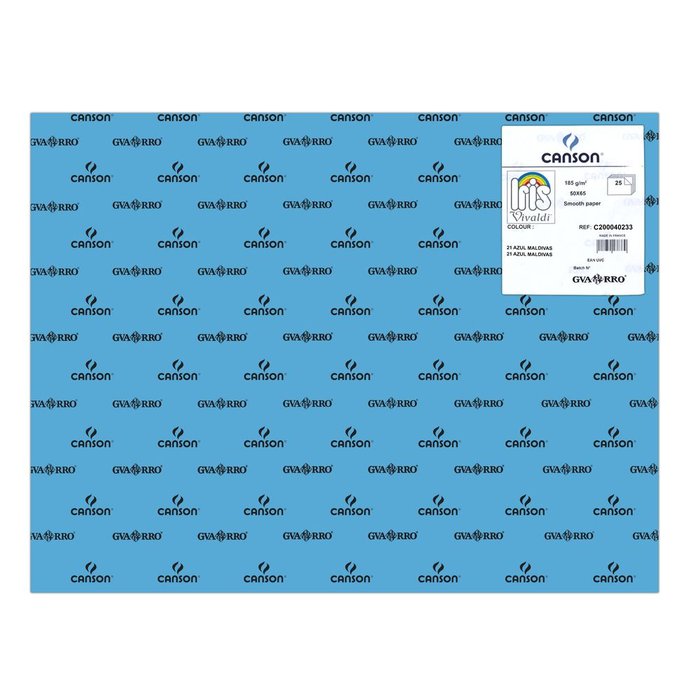 CARTULINA GUARRO 50X65 AZUL MALDIVAS