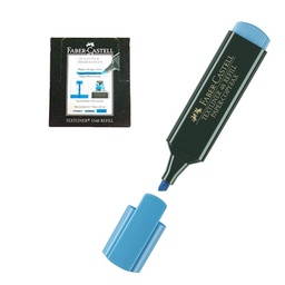 [4005401548515] MARCADOR FABER TEXTLINER 1548 FLUOR AZUL