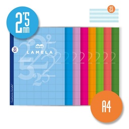 [8412855820207] LIBRETA A4 CUADROVIA 2,5MM 50H