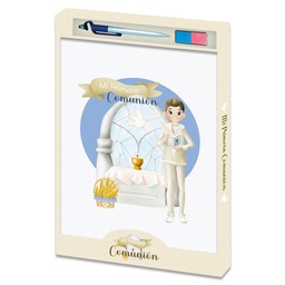 [9788418012549] LIBRO COMUNION NIÑO ALTAR + BOLIGRAFO + TAM