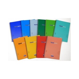 [8424212064803] BLOC ESPIRAL 4º 80H PP LISO 90GR TAUROPLASTIC