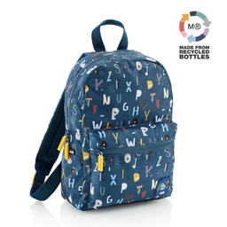 [8422593163993] MOCHILA GUARDERIA CON BOLSILLO Y ASA ABC